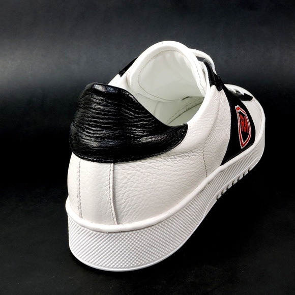 RENZO MERCURI ?? MEN\'S SOFT WHITE LEATHER COMFORT FASHION SNEAKERS main image 4